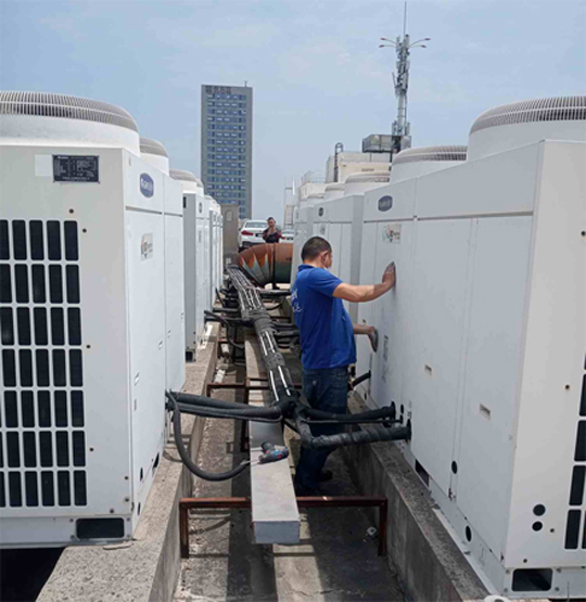 萝北中央空调制热和不制冷系统维修方法